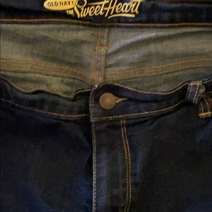 Womens old navy jean shorts size 16